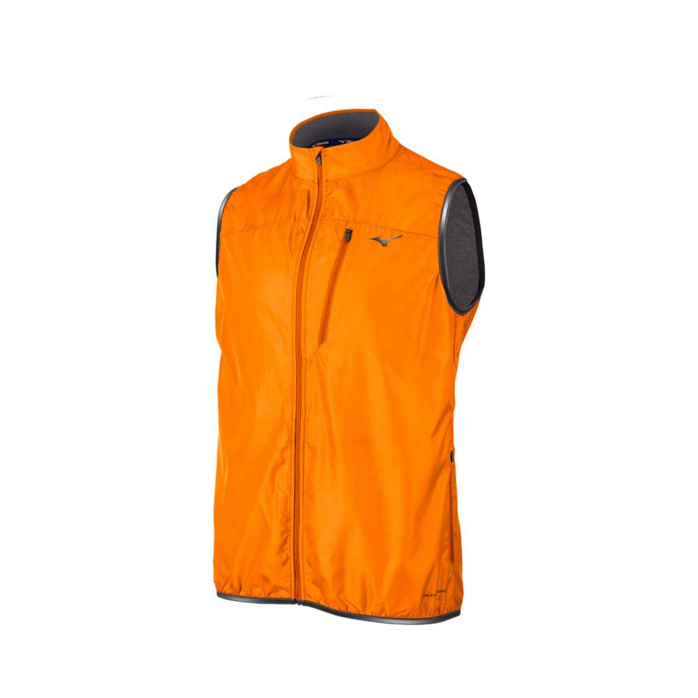 Chaleco Mizuno Breath Thermo® FZ Hombre Naranjas España GZMB-73209